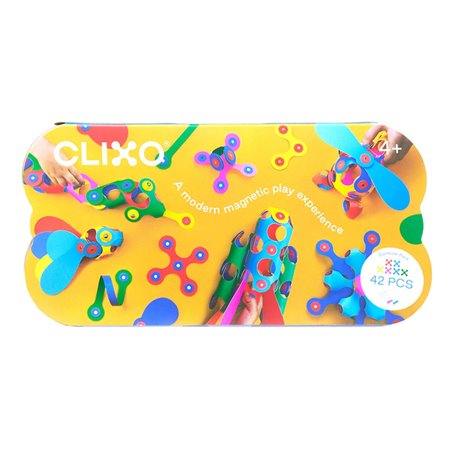 Clixo Magnetic Building Toys Rainbow Pack