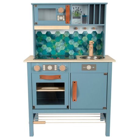 Small Foot - Wooden Children's Kitchen Blue