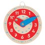GOKI Wooden leather clock