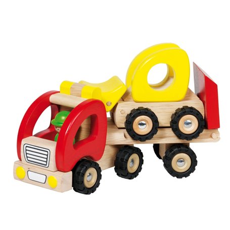 GOKI Wooden Truck Low Loader