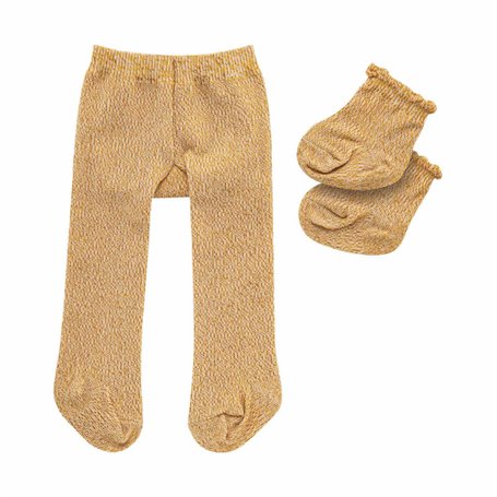 HELESS Doll Tights with Socks - Gold