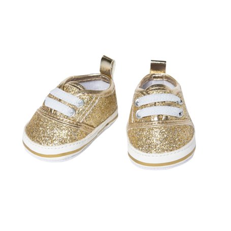 Heless - Doll sneakers Glitter Gold
