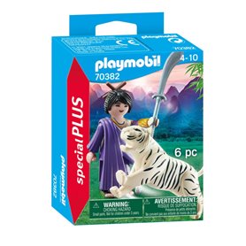 Playmobil Special Plus 70382 Combattante ninja et tigre