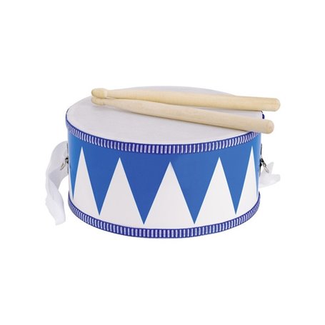 GOKI Tambour blanc et bleu