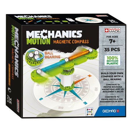 Geomag Mechanics Motion RE Compass Jouet à aimant néodyme