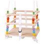 BIGJIGS Wooden toddler swing