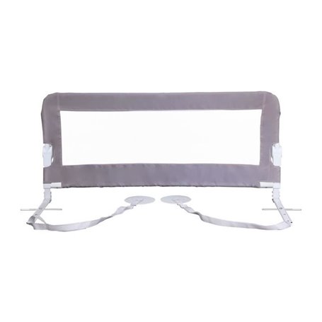 Barriere de lit Dreambaby Nicole - lits encastrés et aux lits plats- Mesurant 150 cm de large et 50 cm de haut - Gris