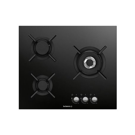 De Dietrich TABLE GAZ VERRE 65cm -3 gaz dont 1 TC - allumage intégré - Thermocouple DE DIETRICH - DPG3501B