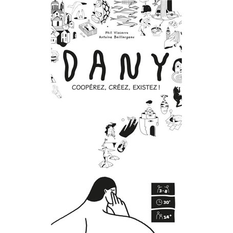 Jeu dambiance Grrre Games Dany Blanc et Noir