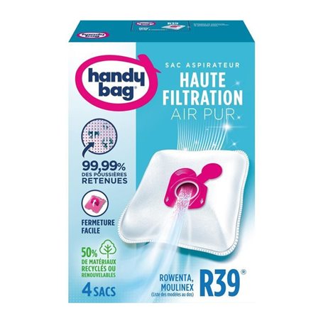 Sacs aspirateurs Handy bag R39 - Rowenta - 4 sacs