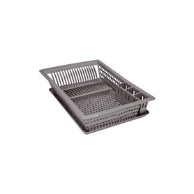 ALUMINIUM ET PLASTIQ EGOUTTOIR VAISSELLE+PLAT. 49X36 SILVER ALUMINIUM ET PLASTIQ - EGMP ALUMINIUM ET PLASTIQ EGOUTTOIR VAISSELLE+PLAT. 49X36 SILVER ALUMINIUM ET PLASTIQ - EGMP