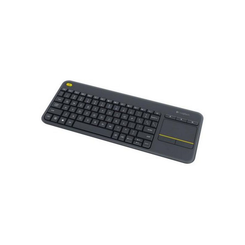 Logitech K400 Plus TV clavier RF sans fil Qwerty Espagnole Noir