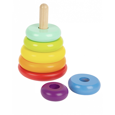 Tour a empiler arc en ciel