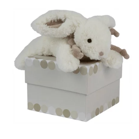 Peluche lapin bonbon taupe 20 CM