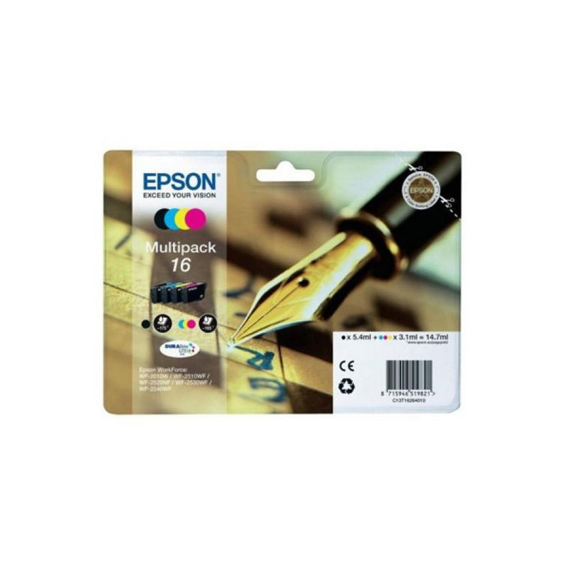 Cartouche d'encre originale Epson C13T16264010 Noir Jaune Cyan Magenta