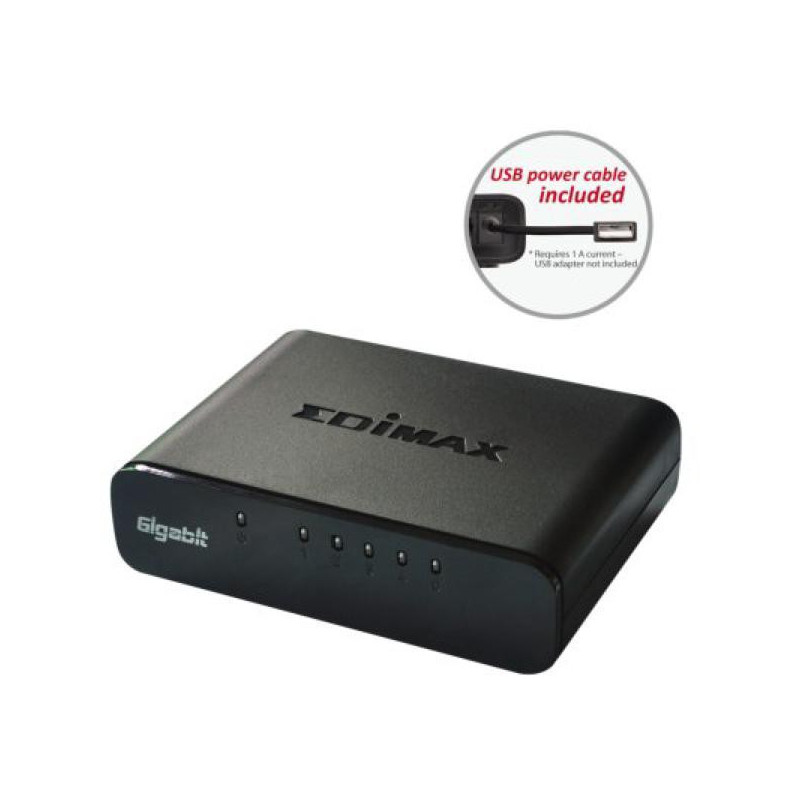 Image secondaire de Switch Edimax ES-5500G V3 5 p 10 / 100 / 1000 Mbps