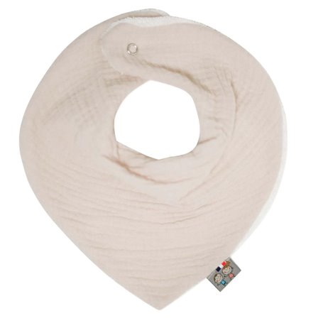 Bavoir bandana - Jeanne - beige