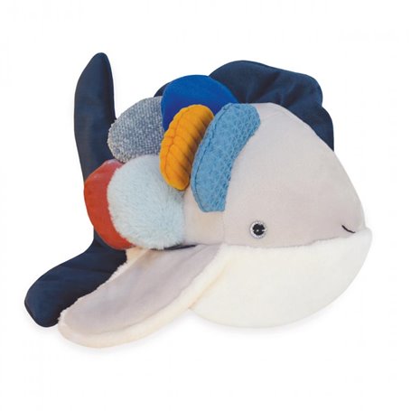Peluche poisson arc en ciel - 25 cm