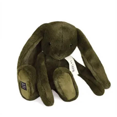 Doudou lapin - Kaki - 32cm