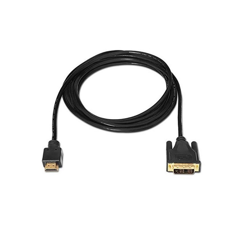 NanoCâble 10.15.0502 câble vidéo et adaptateur 1,8 m DVI HDMI Noir