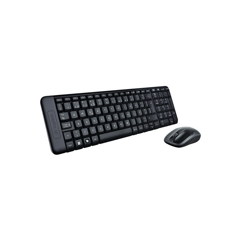 Logitech Wireless Combo MK220 clavier Souris incluse USB Espagnole Noir