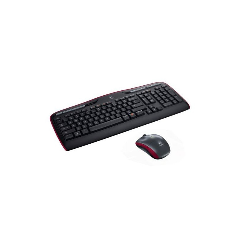 Logitech Wireless Combo MK330 clavier Souris incluse RF sans fil Qwerty Nordique