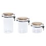 Set de 3 Boites DKD Home Decor Transparent Naturel 14 x 10 x 26