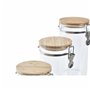 Set de 3 Boites DKD Home Decor Transparent Naturel 14 x 10 x 26,3 cm