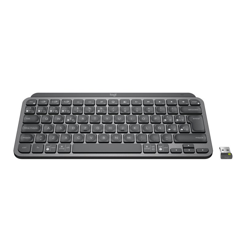 Image secondaire de Logitech MX Keys Mini for Business clavier RF sans fil + Bluetooth QWERTY Espagnole Graphite