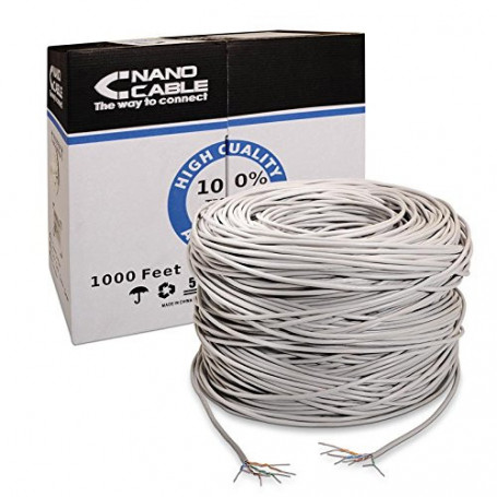 Câble Réseau Rigide UTP 5ème Catégorie NANOCABLE ANEAHE0087 305 m 120,99 €