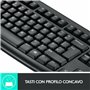 Logitech Wireless Combo MK270 clavier Souris incluse USB QWERTY Italien Noir