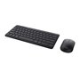Trust Lyra clavier Souris incluse RF sans fil + Bluetooth QWERTY Anglais Noir