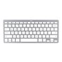 Trust 24651 clavier Universel Bluetooth QWERTY Anglais américain Argent