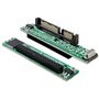 DeLOCK 61987 adaptateur et connecteur de câbles SATA 22p IDE 44p Noir