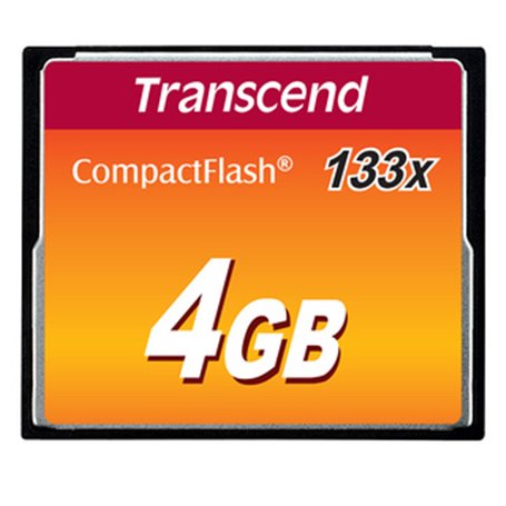 Transcend TS4GCF133 mémoire flash 4 Go CompactFlash MLC
