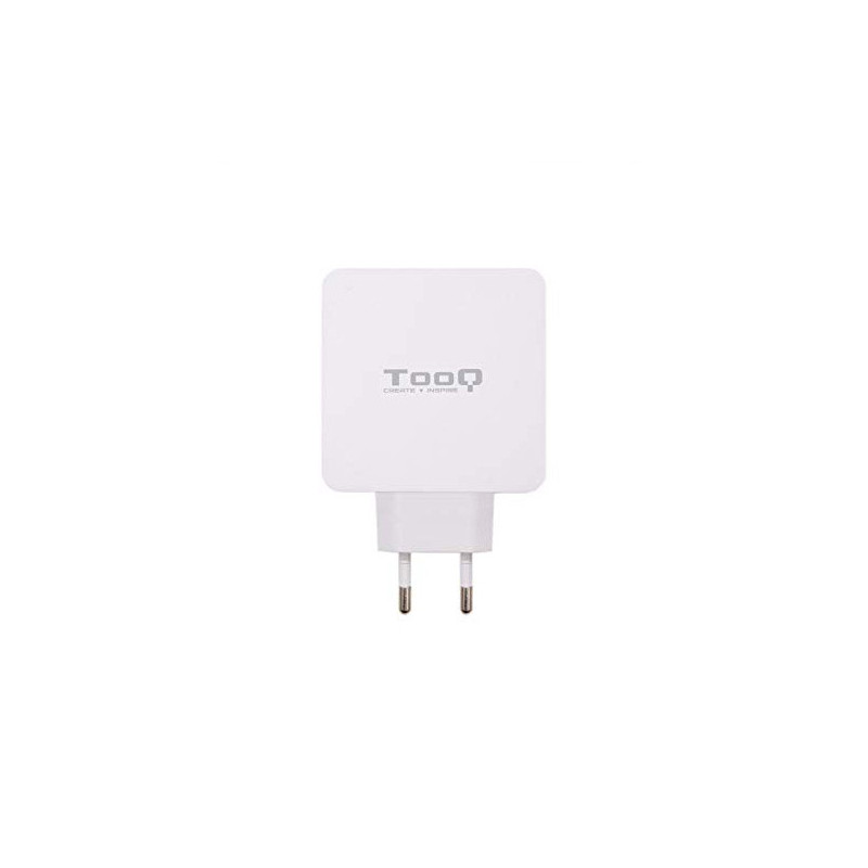 Image secondaire de Tooq TQWC-2SC03WT chargeur d'appareils mobiles Universel Blanc Secteur Charge rapide Intérieure