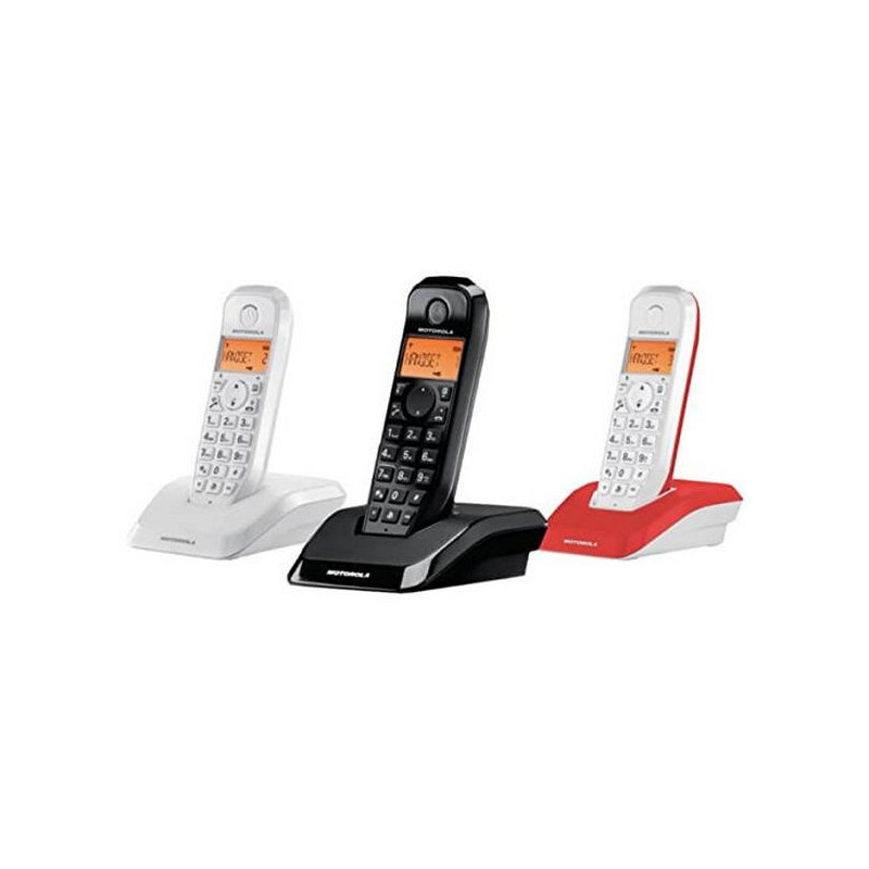 Téléphone Sans Fil Motorola S12 TRIO MIX (3 Pcs) Multicouleur