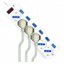 Multiprise 6 Prises avec Interrupteur Ewent EW3932-3M 3500W Blanc 29,99 €