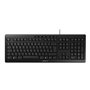 CHERRY STREAM clavier Bureau USB QWERTZ Allemand Noir