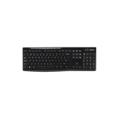Logitech Wireless Keyboard K270 clavier Universel RF sans fil QWERTY Anglais britannique Noir