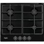 Whirlpool TGML 660 NB Anthracite Intégré 58 cm Gaz 4 zone(s)