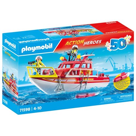 71598 Bateau de sauvetage et pompiers