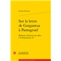 Sur la lettre de Gargantua à Pantagruel