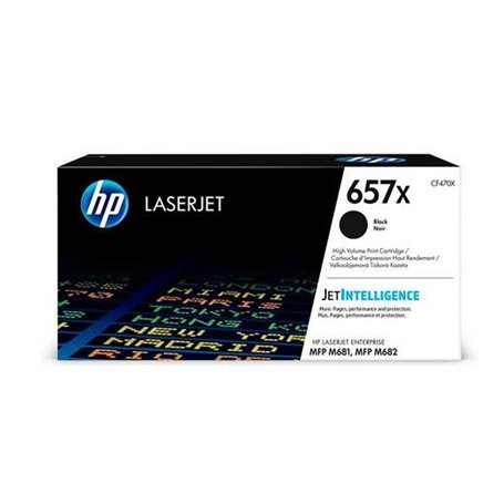 HP Cartouche de toner noir 657X LaserJet grande capacité authentique
