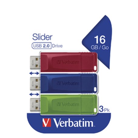 Verbatim Clé USB - Multipack de 16 Go