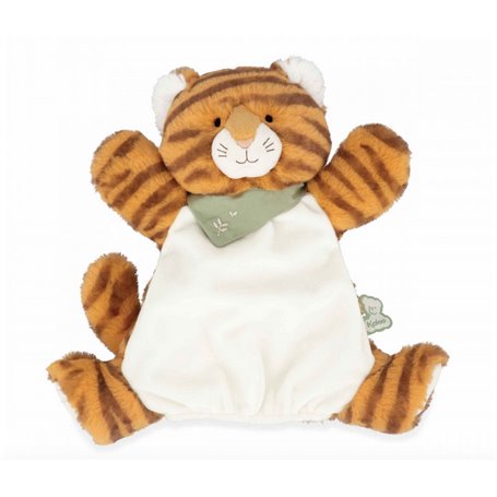 Marionnette Tigre Papaye - 24 cm