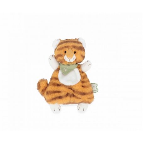 Doudou Tigre Papaye - 18 cm
