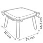 Smoby - Table enfant Créative - Feutre effacable pour la table + 2 grandes feuilles de coloriage - 3 rangements - Des 3