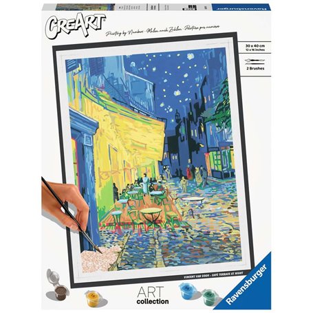 CreArt - 30x40 - Terrasse soir