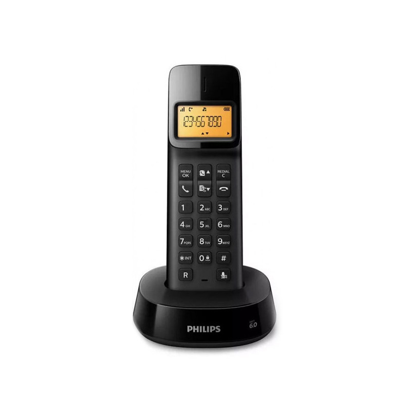 Télécphone Sans Fil Philips D1601B/01 1,6